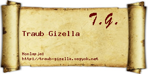 Traub Gizella névjegykártya